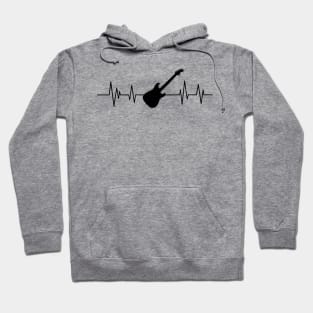 Guitar heartbeat , Guitar lover instrument Hoodie